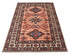 3x5 Ft Kazak Afghan Hand Knotted Geometric Wool Area Rug